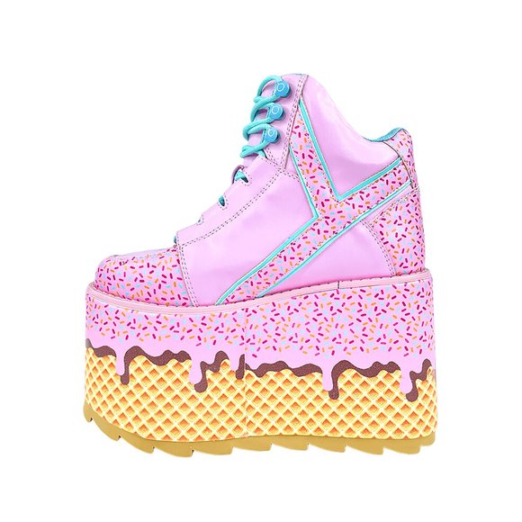 YRU Qozmo Ice Cream Platform Sneakers - Picture 3 of 4
